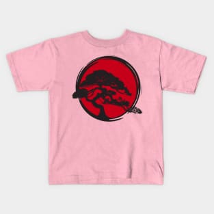 Bonsai tree japanese art Kids T-Shirt